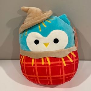Squishmallow Winston the Scarecrow Owl 8” NWT